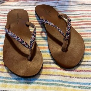 Leather sandals